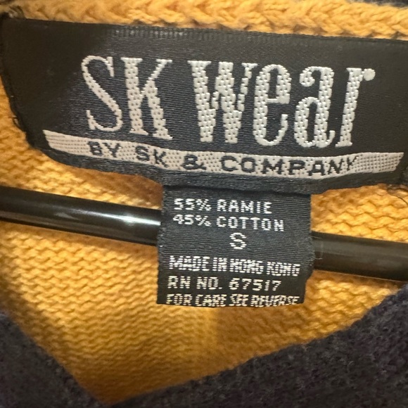 Vintage Cable Knit Sweater Preppy Academia Size Small - Picture 4 of 4